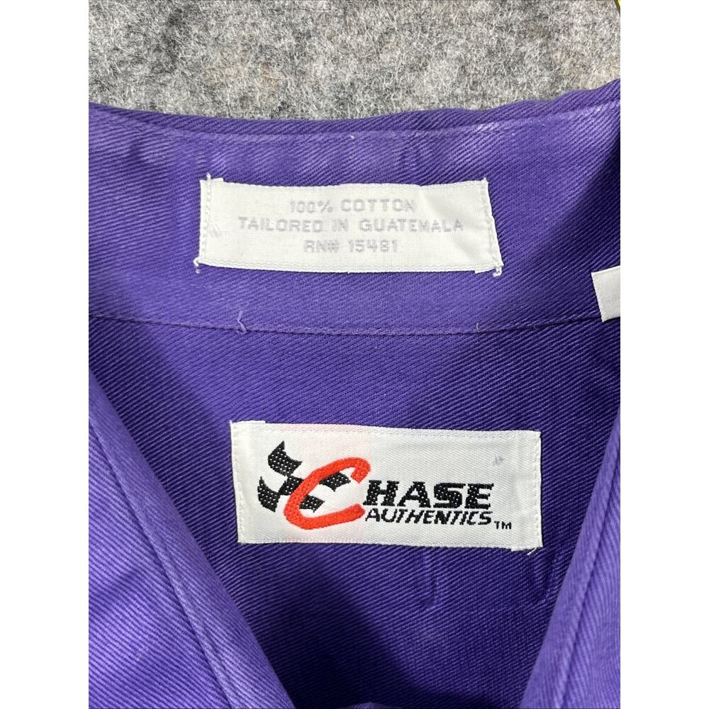 VTG 90’s Chase Authentic’s CHEVY SILVERADO Crew Shirt / Purple /Men’s Large‎ - Picture 3 of 11